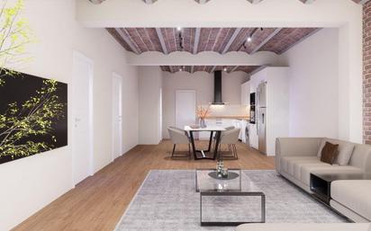 Living room of Apartment for sale in  Barcelona Capital  with Air Conditioner