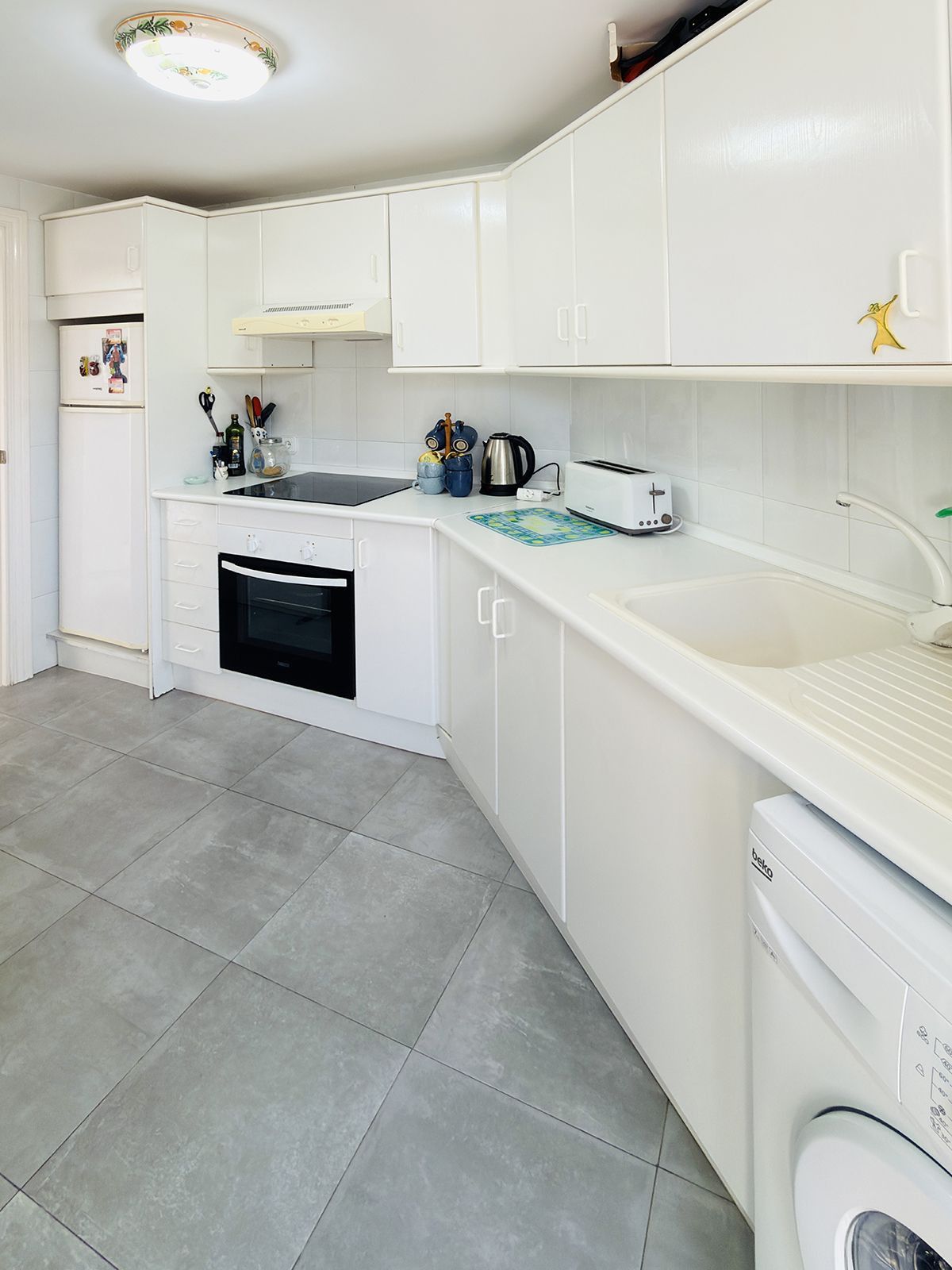 Küche von Erdgeschoss zum Verkauf in Mijas mit Klimaanlage, Heizung und Terrasse