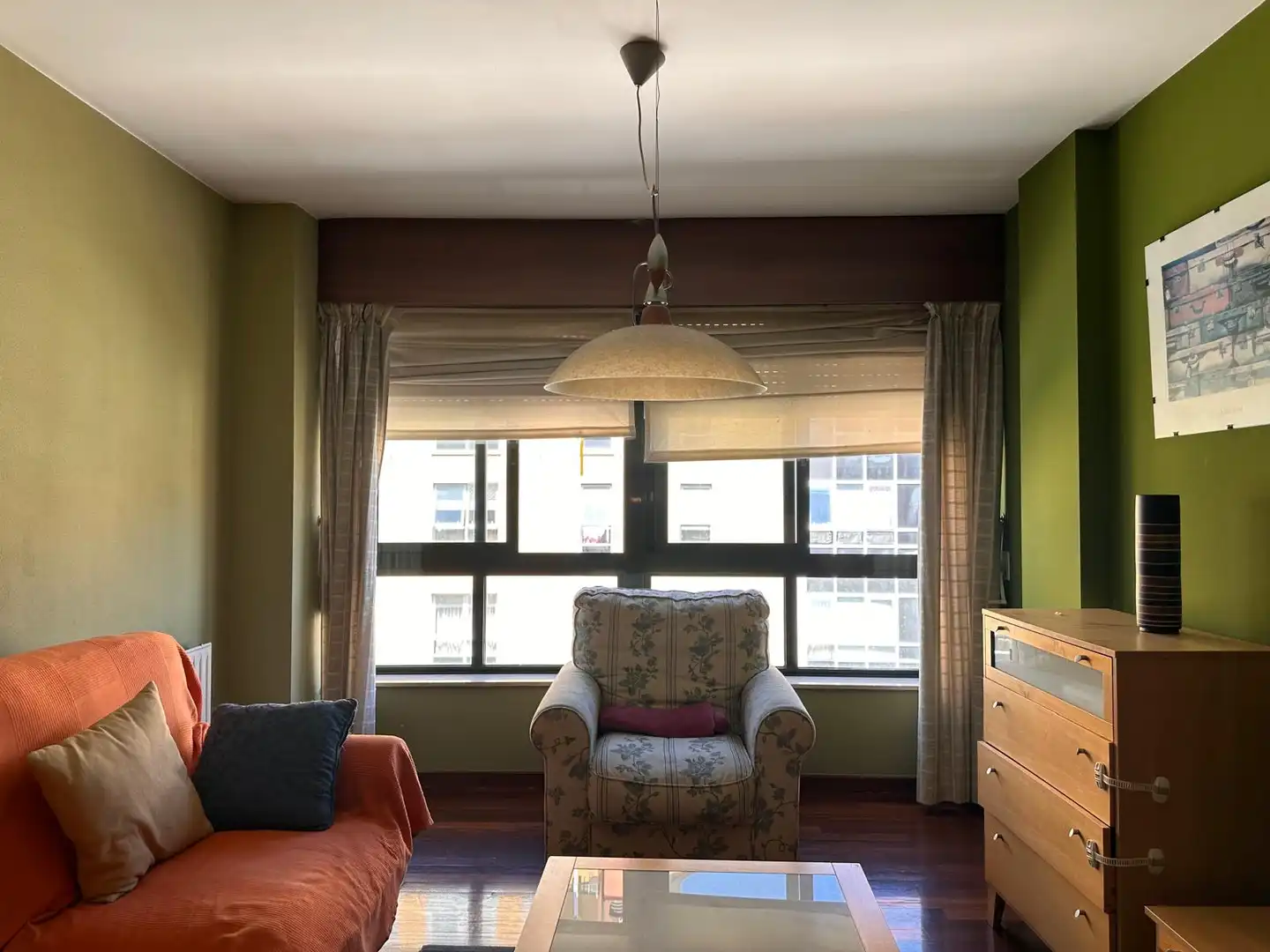 Sala d'estar de Apartament en venda en Ames amb Calefacció, Parquet i Traster