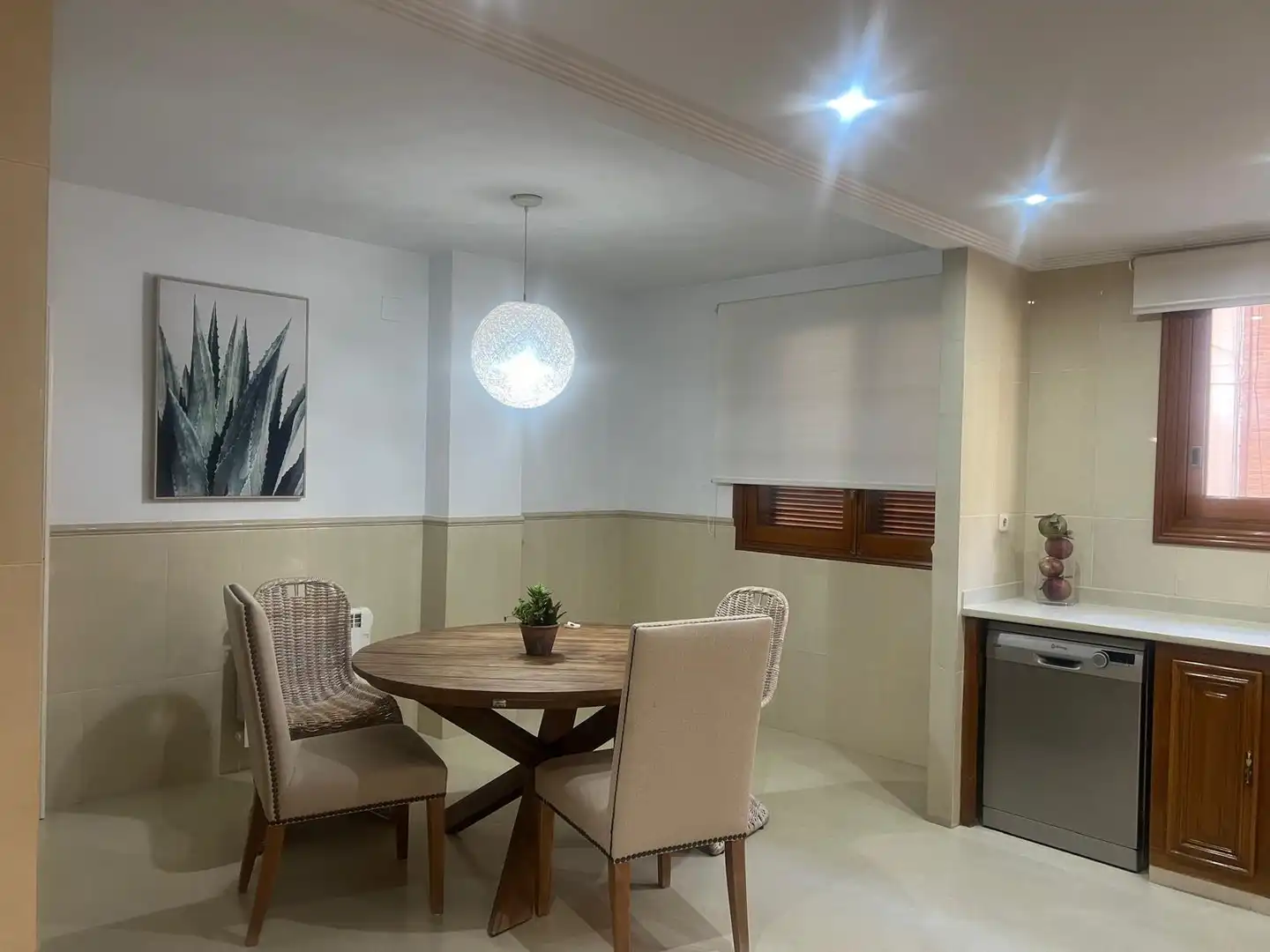 Comedor de Piso de alquiler en Tavernes de la Valldigna con Aire acondicionado y Amueblado