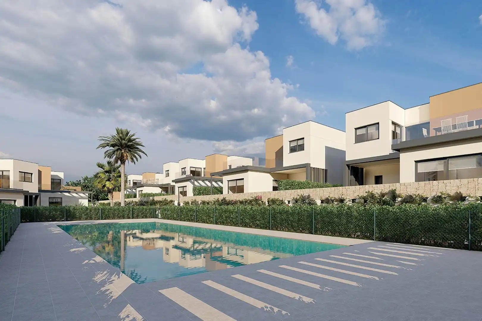 Piscina de Casa o xalet en venda en Murcia amb Aire condicionat, Jardí privat i Terrassa