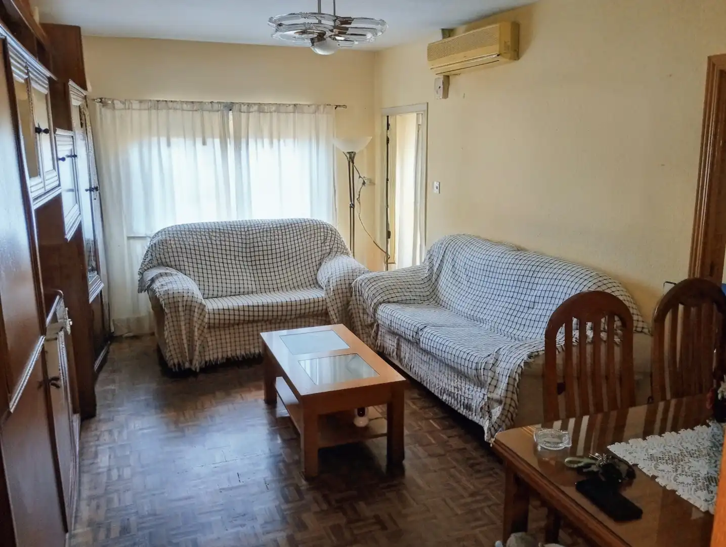Sala de estar de Piso en venta en Móstoles con Aire acondicionado, Calefacción y Parquet