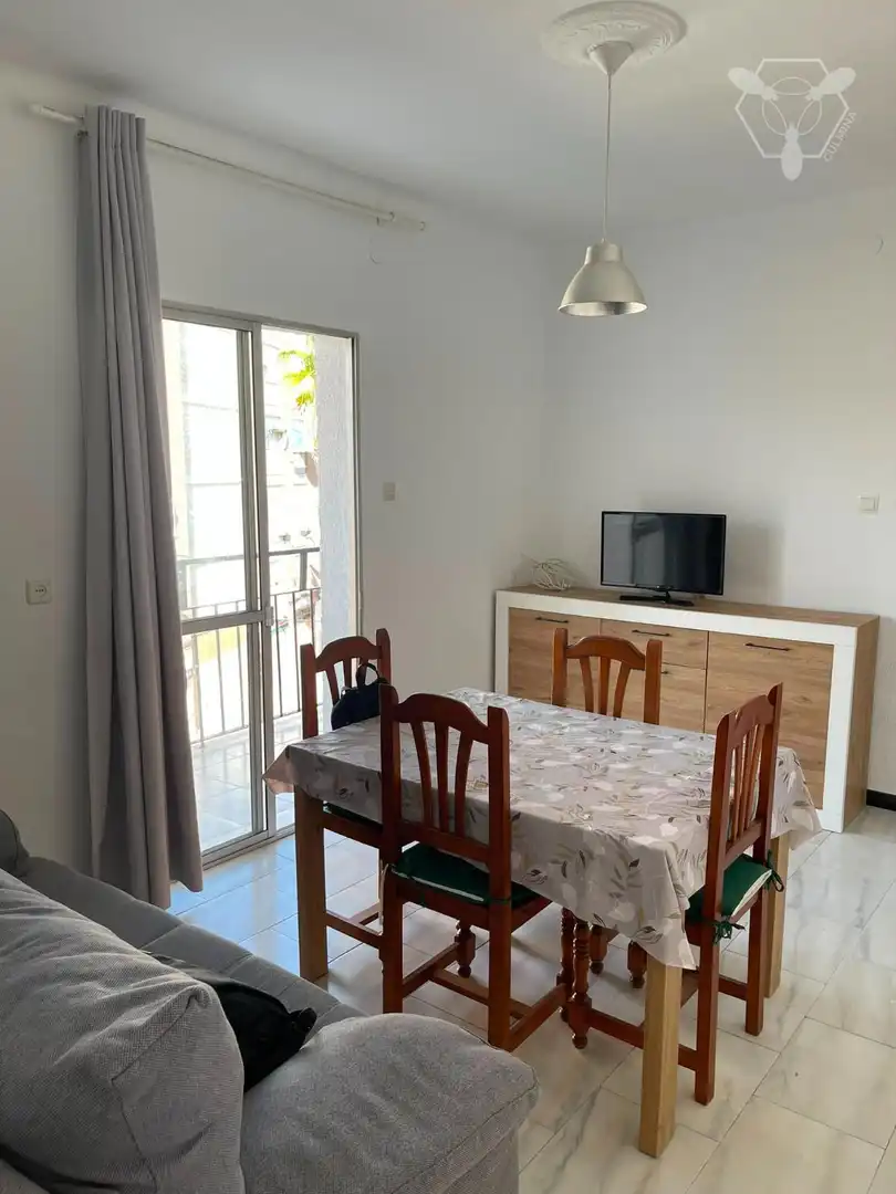 Dining room of Flat for sale in Huelva  with Terrace and Furnished