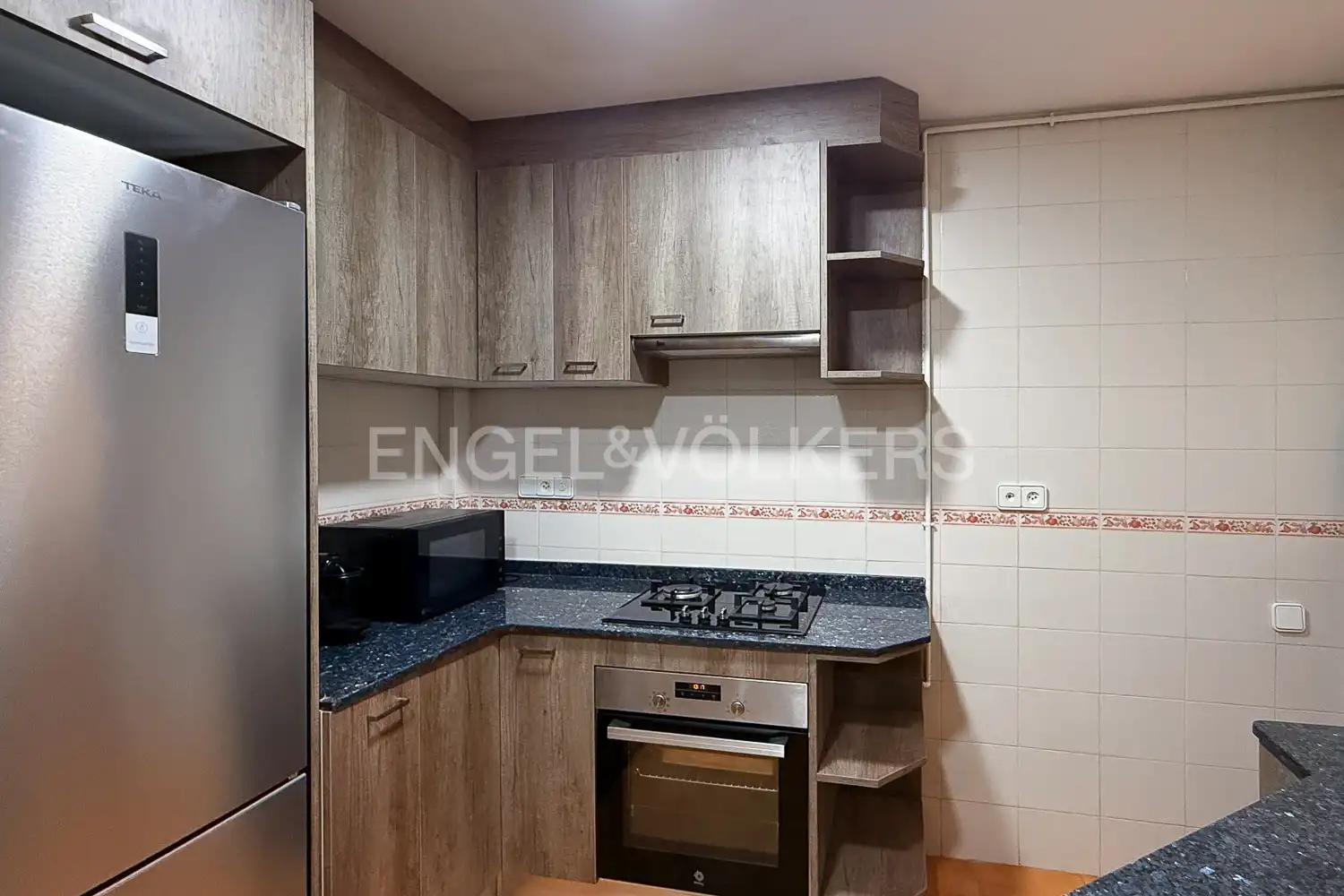 Küche von Wohnung zur Miete in Valencia mit Klimaanlage, Heizung und Terrasse