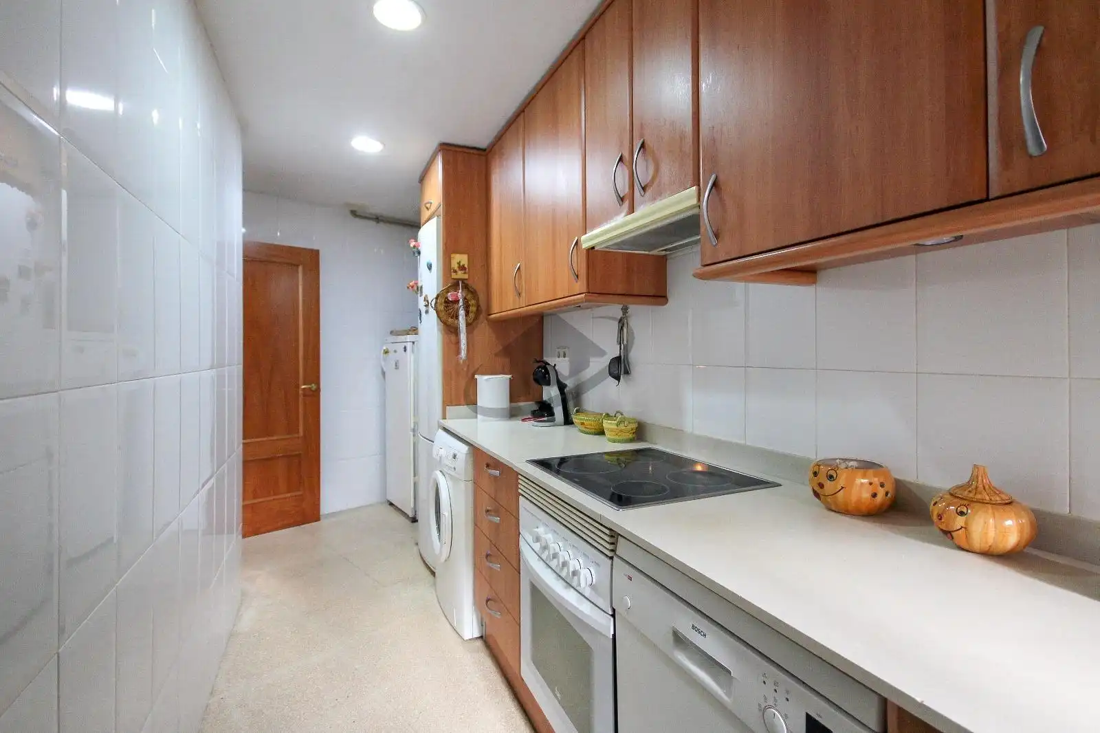 Kitchen of Flat for sale in Sabadell  with Air Conditioner, Heating and Private garden