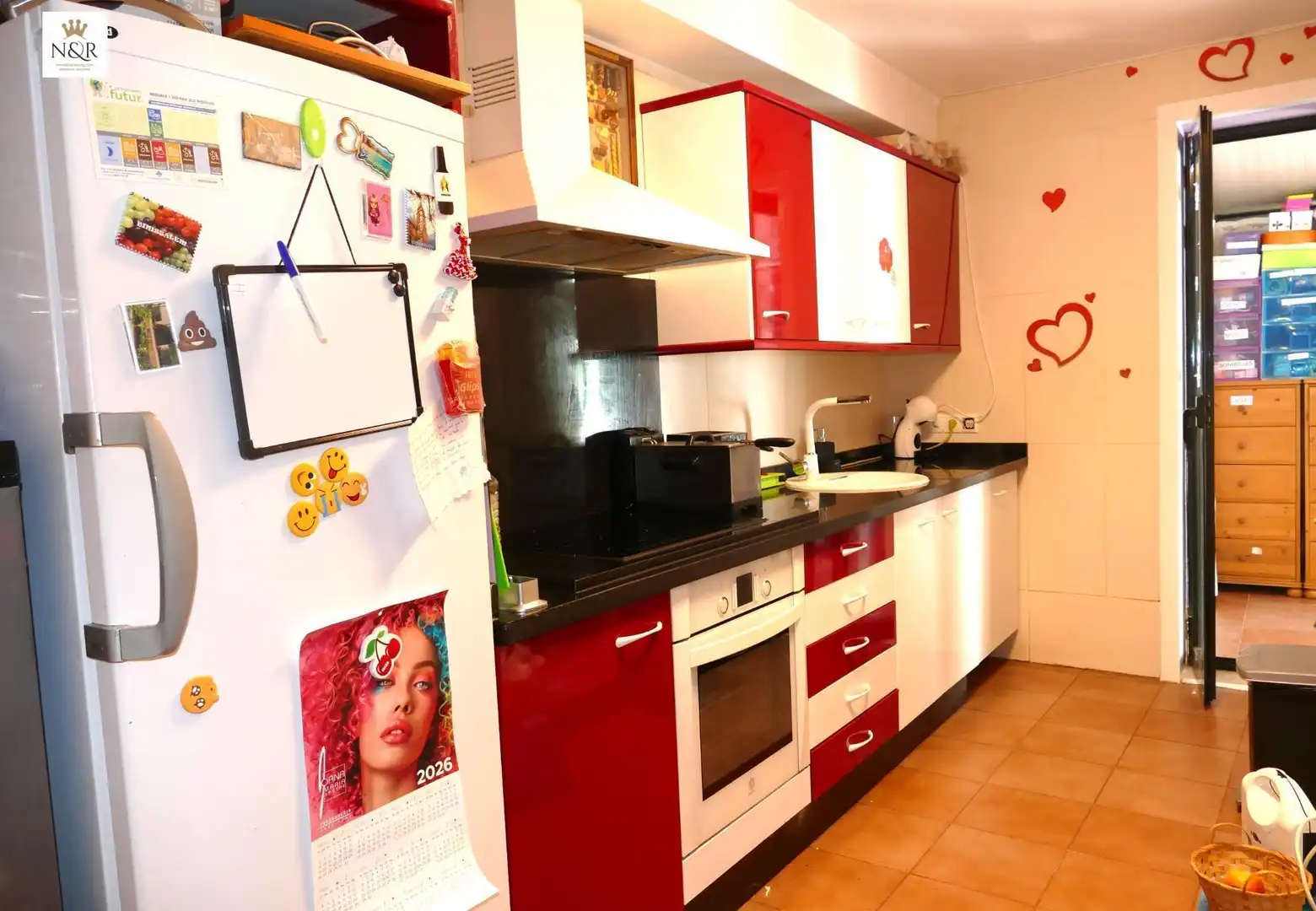 Cuina de Casa adosada en venda en Binissalem amb Aire condicionat