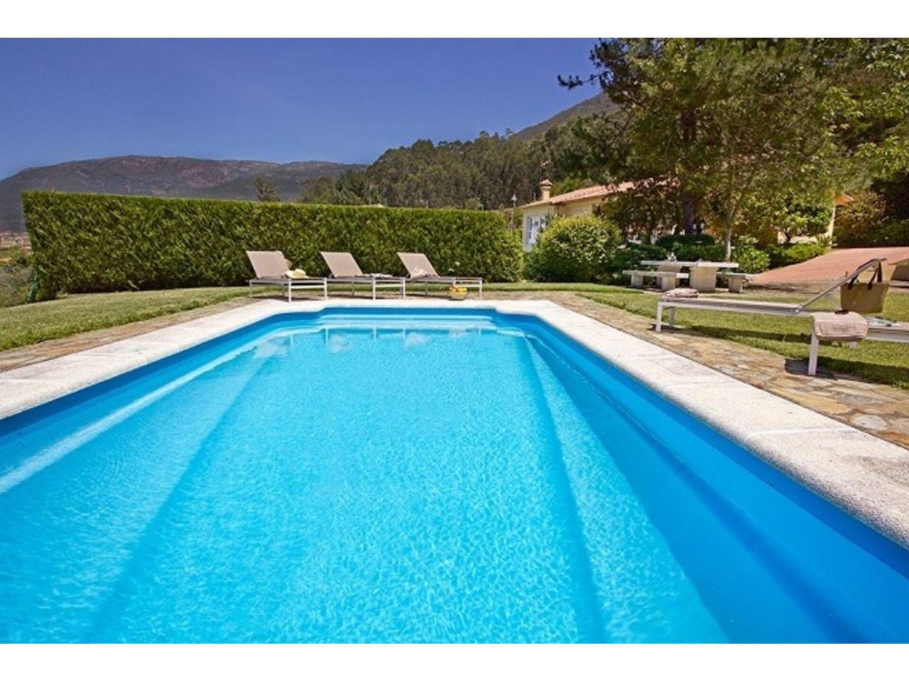 Swimming pool of House or chalet to rent in Baiona  with Heating, Private garden and Terrace