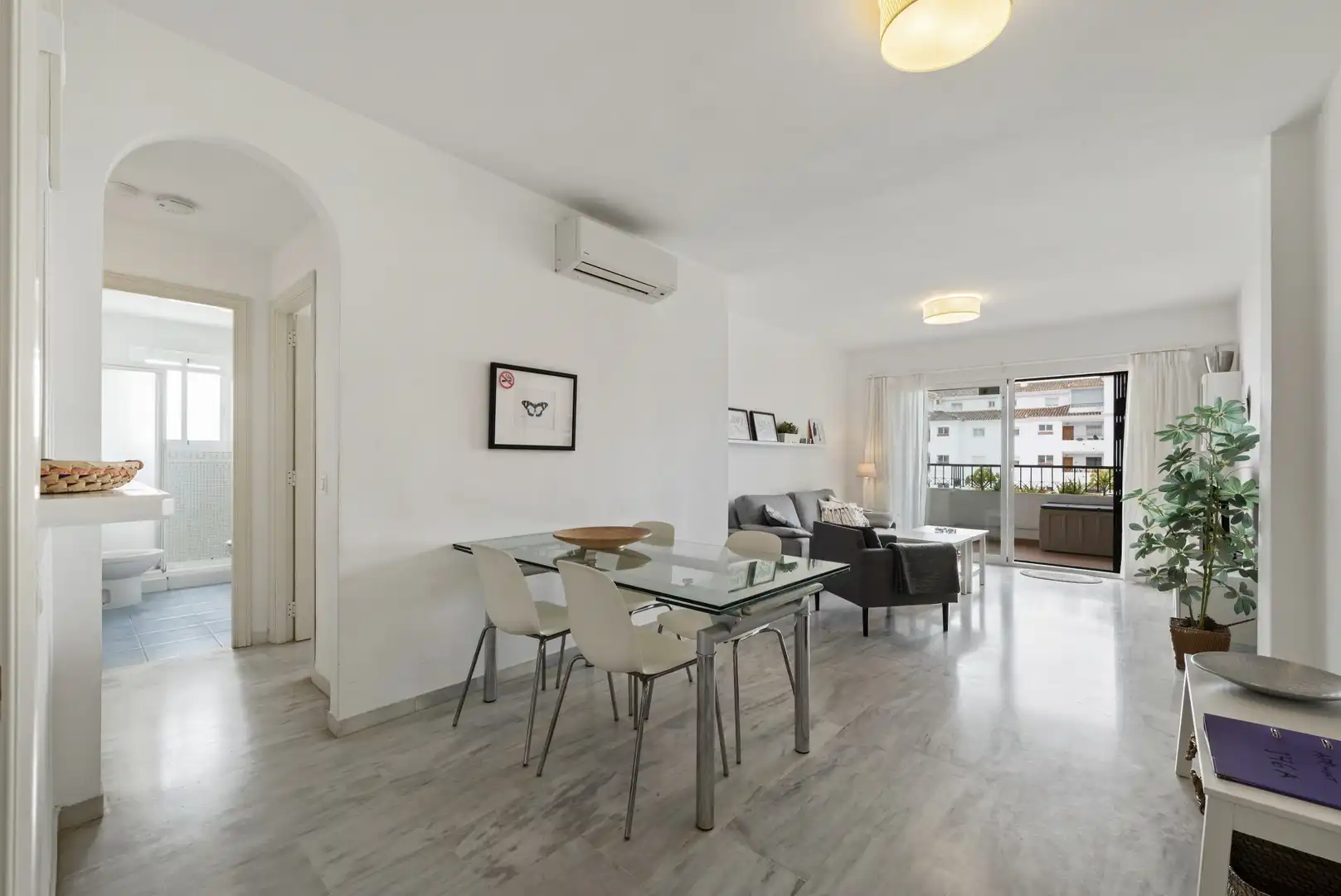 Comedor de Planta baja en venta en Mijas con Aire acondicionado, Terraza y Piscina