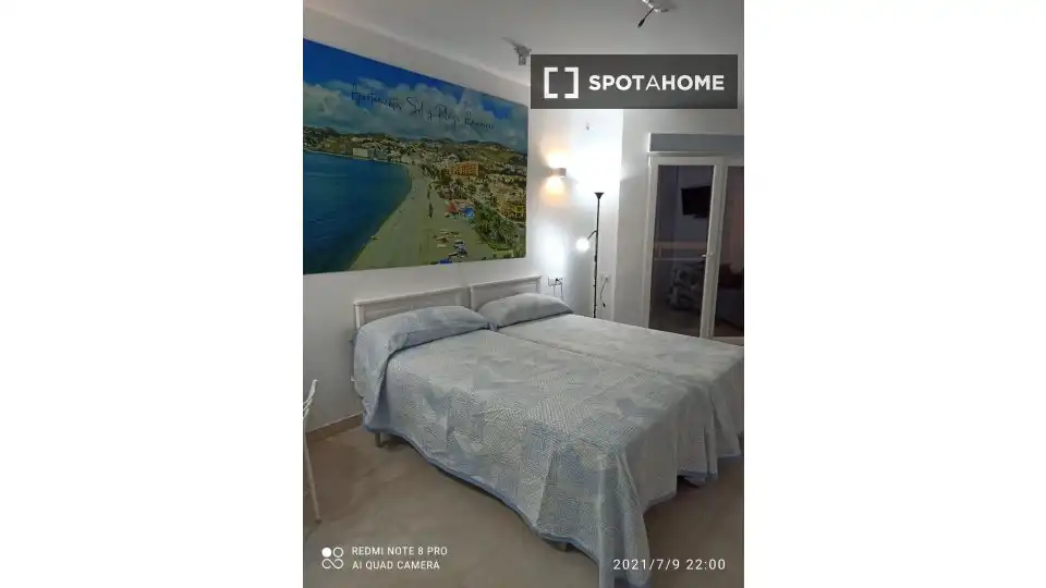 Schlafzimmer von Wohnungen zur untervermieten in Almuñécar mit Klimaanlage, Terrasse und Möbliert