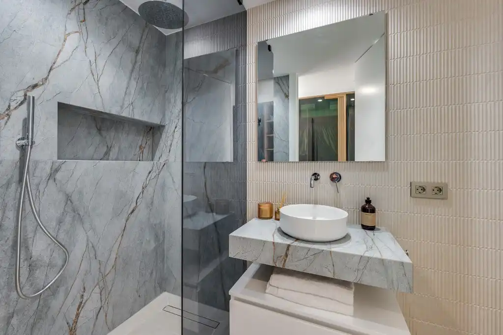 Baño de Casa o chalet en venta en Marbella con Aire acondicionado, Calefacción y Jardín privado