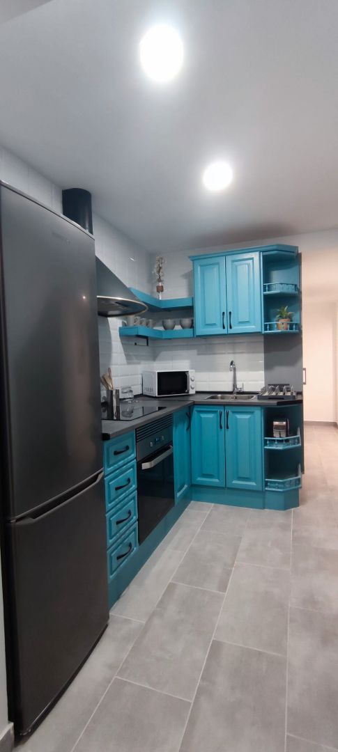 Kitchen of Apartment to rent in Alicante / Alacant  with Air Conditioner, Heating and Furnished