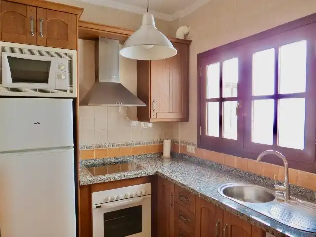 Cocina de Ático de alquiler en Frigiliana con Aire acondicionado, Calefacción y Terraza