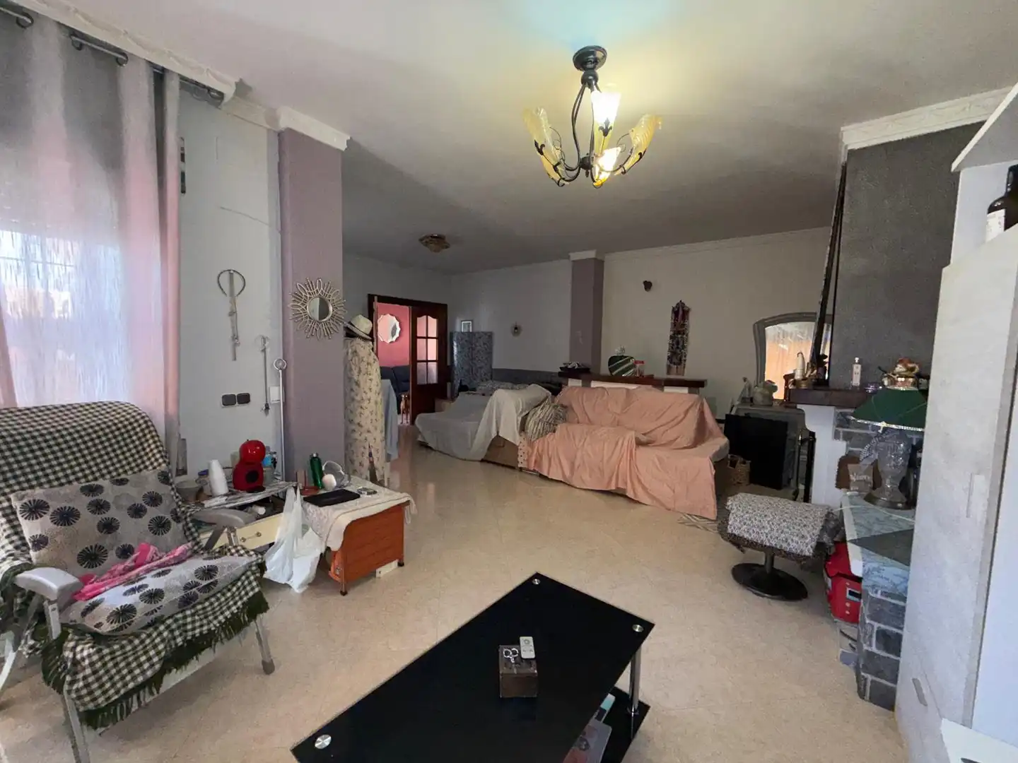 Living room of Houses for sale in Málaga  with Air Conditioner, Terrace and Furnished
