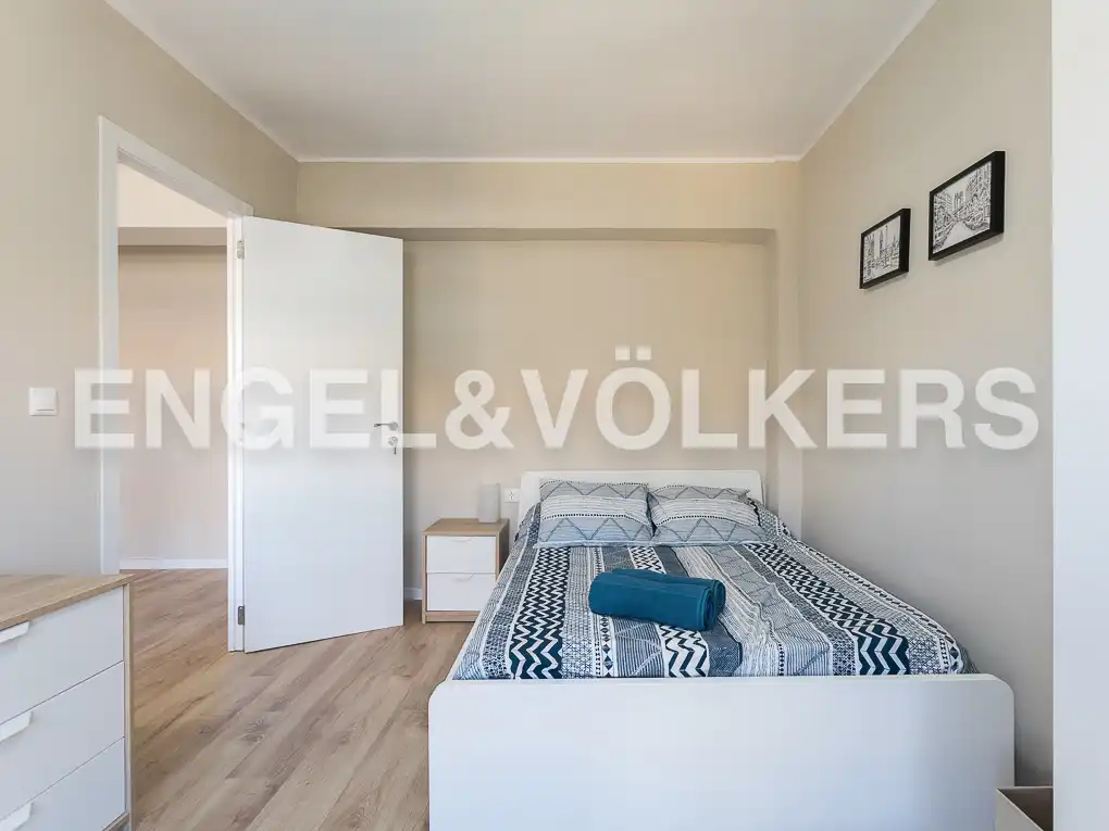 Bedroom of Flat for rent in Valencia  with Air Conditioner, Heating and Parquet flooring