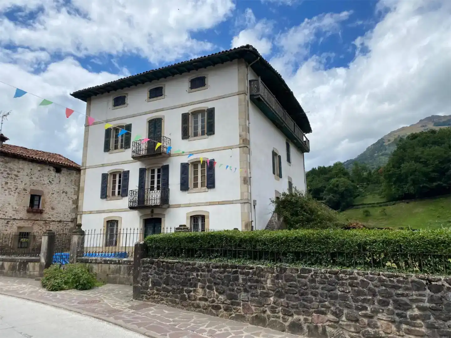 Exterior view of Flat for sale in Ituren  with Private garden