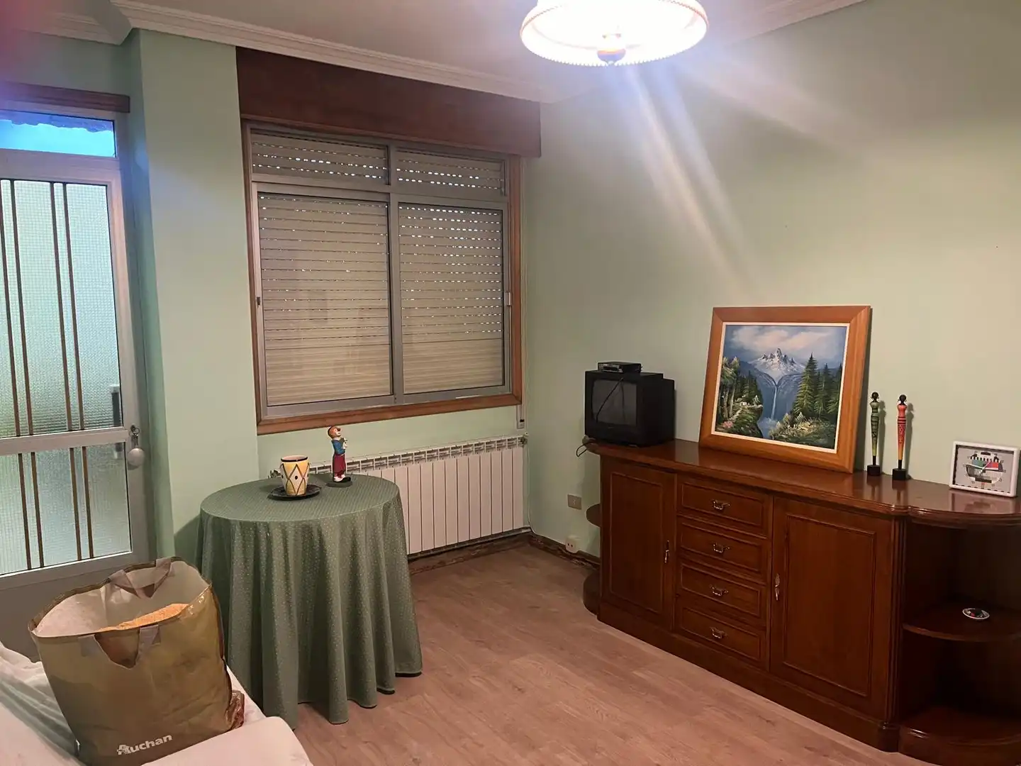 Sala de estar de Casa o chalet en venta en Crecente con Jardín privado, Terraza y Piscina