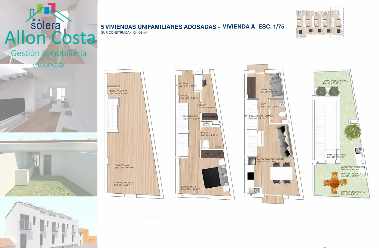 Casa adosada en venda en Villajoyosa / La Vila Joiosa amb Aire condicionat i Terrassa