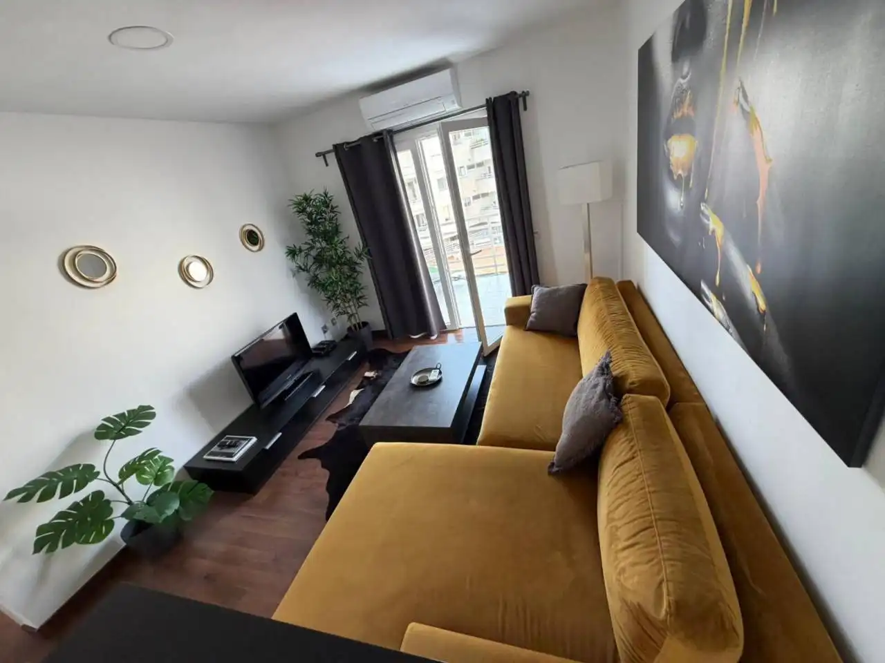 Living room of Flat for sale in Andratx  with Furnished and Balcony