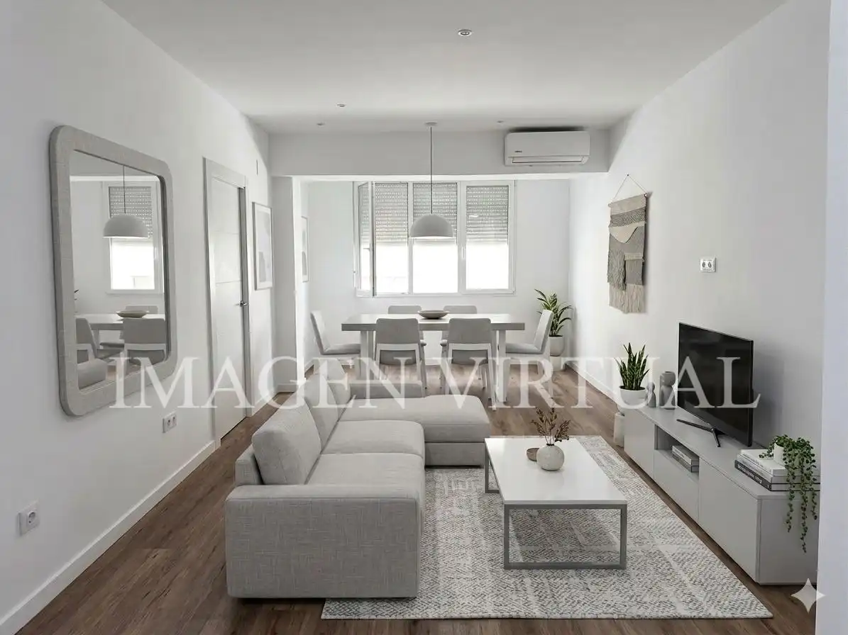 Living room of Flat for sale in L'Alcúdia  with Air Conditioner, Heating and Storage room