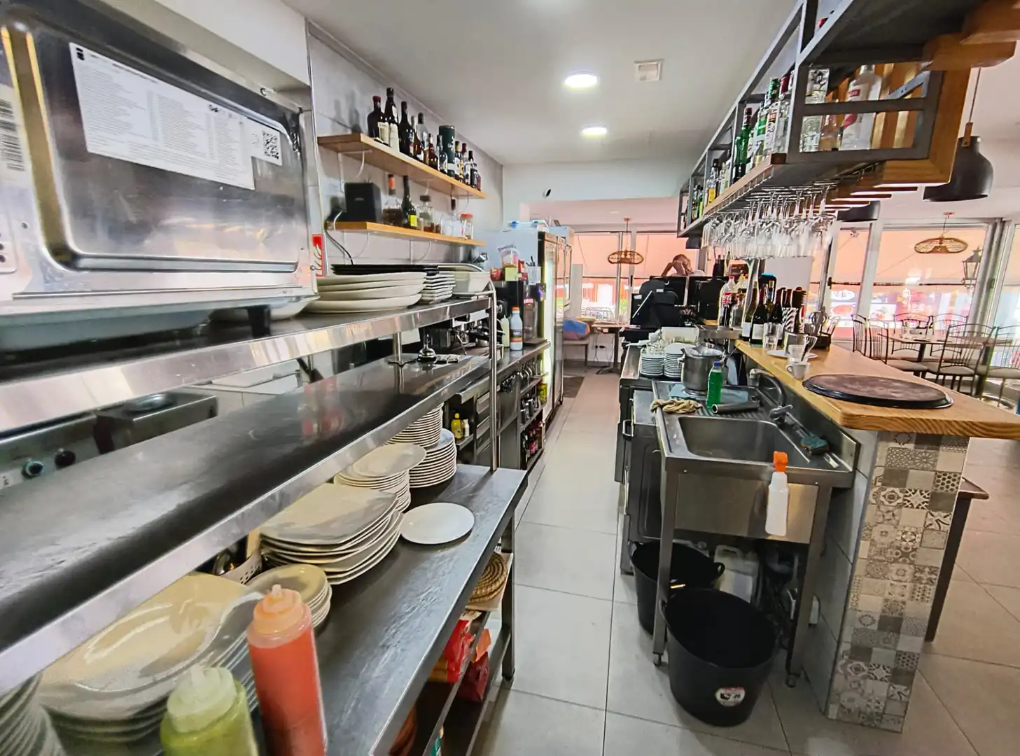 Cocina de Local en traspaso en Puerto de la Cruz con Terraza, Amueblado y Internet