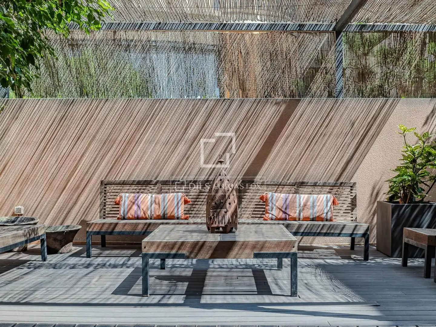 Terraza de Piso de alquiler en Barcelona con Aire acondicionado, Calefacción y Parquet