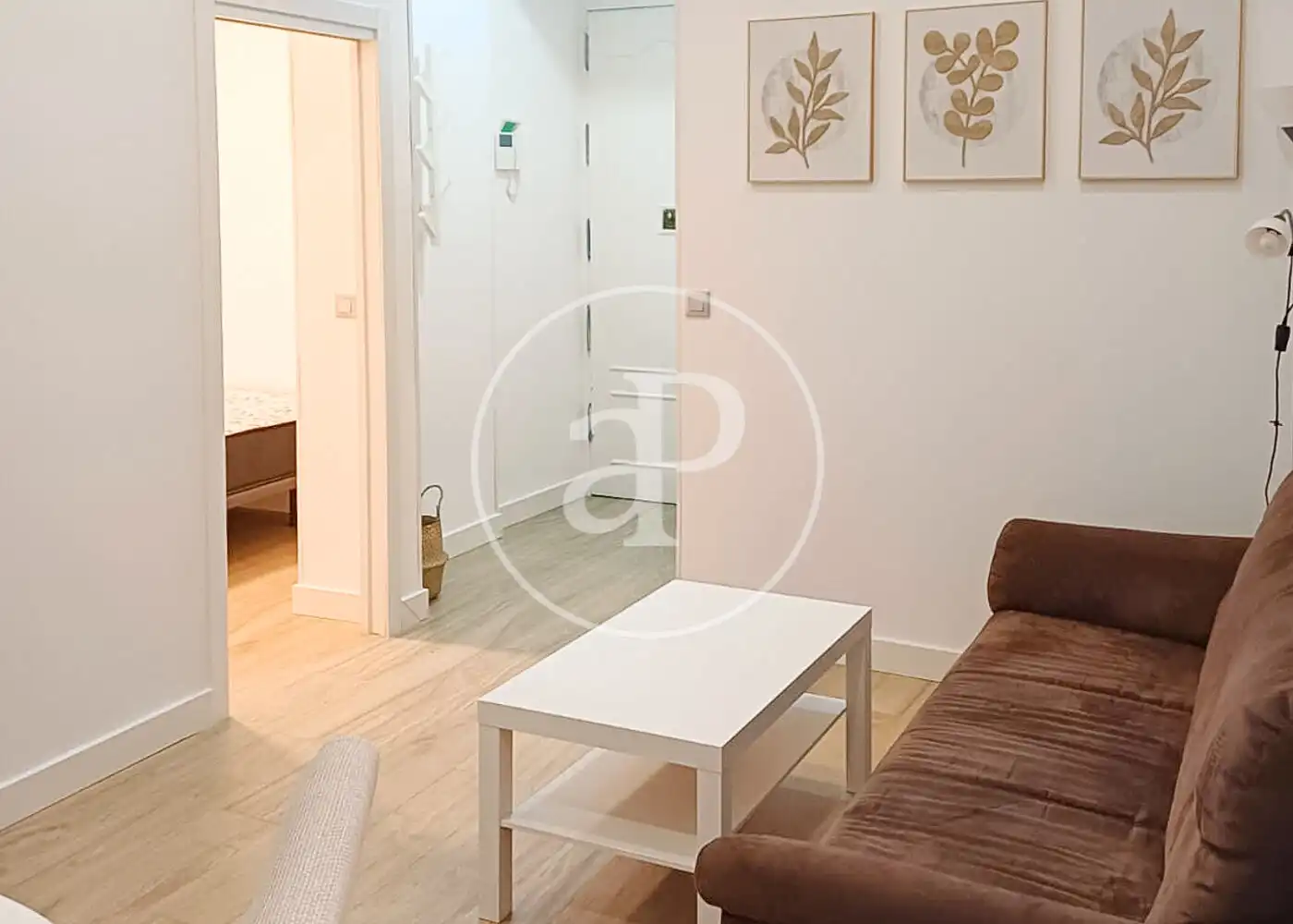 Living room of Flat for rent in Madrid  with Heating and Furnished