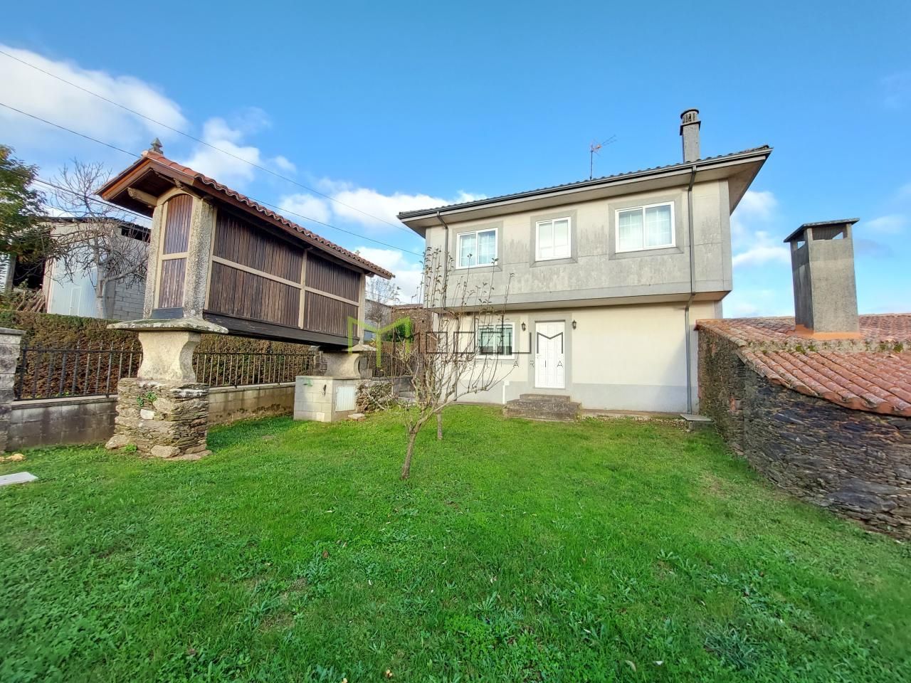 Vista exterior de Casa o chalet en venta en Arzúa con Calefacción, Jardín privado y Balcón