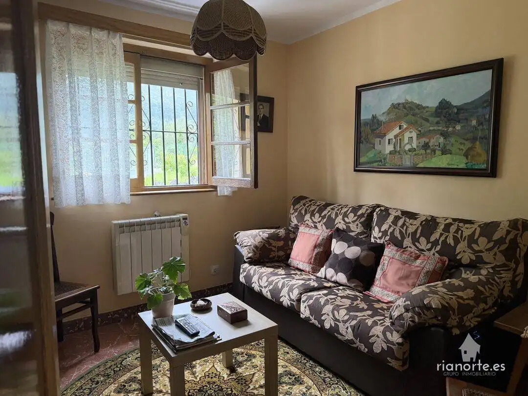 Sala de estar de Casa o chalet en venta en Ribadesella con Jardín privado