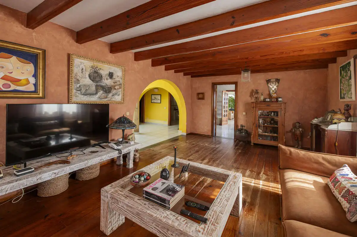 Sala de estar de Casa o chalet en venta en Teguise con Jardín privado, Piscina y Amueblado