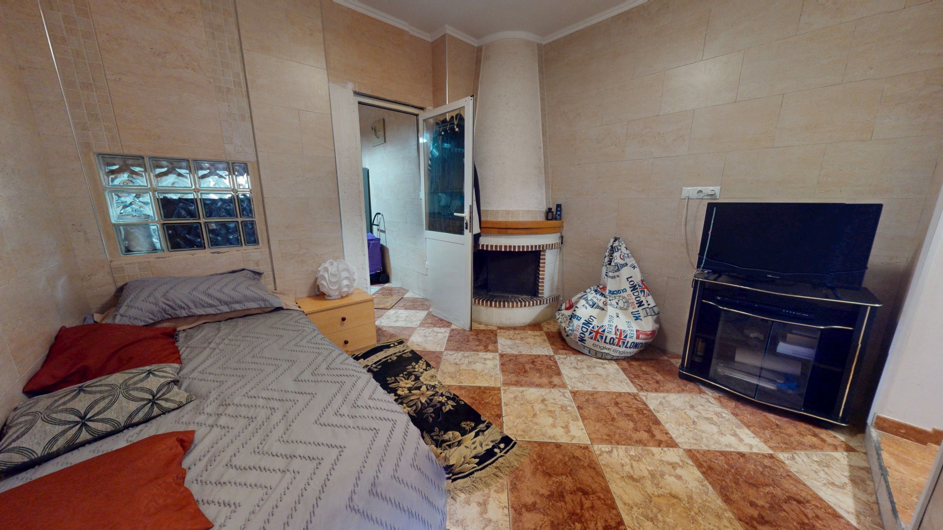 Habitación de Casa adosada en venta en Sant Joan d'Alacant con Aire acondicionado, Terraza y Balcón