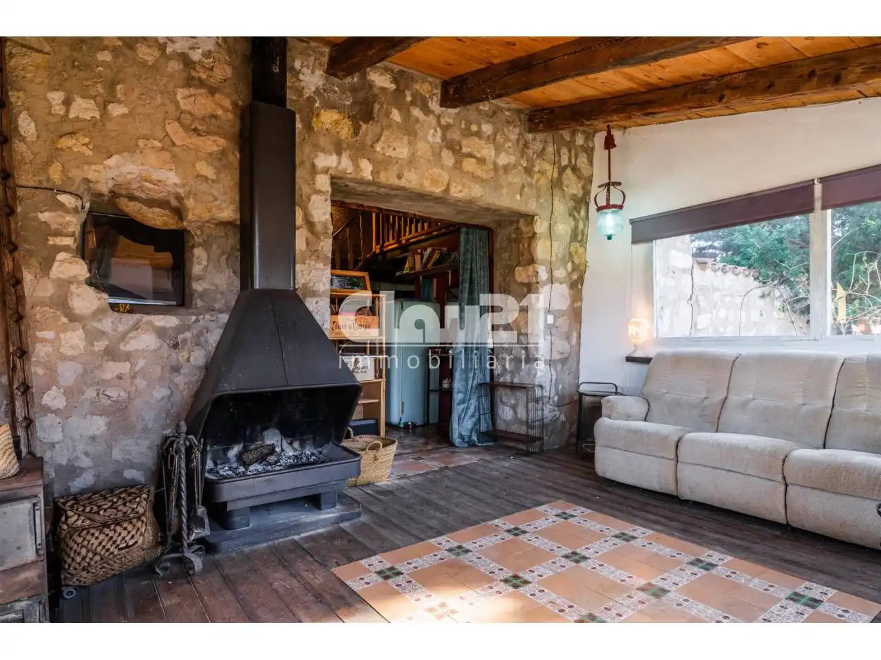 Living room of Houses for sale in Vallcebre  with Heating, Private garden and Parquet flooring