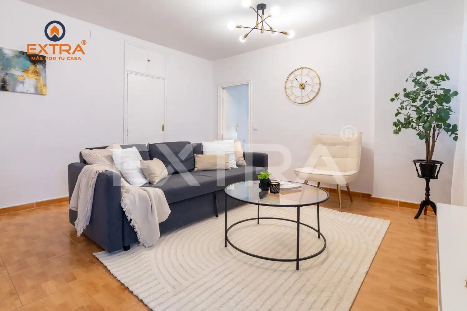 Wohnzimmer von Wohnung zum Verkauf in Madrid mit Heizung und Terrasse