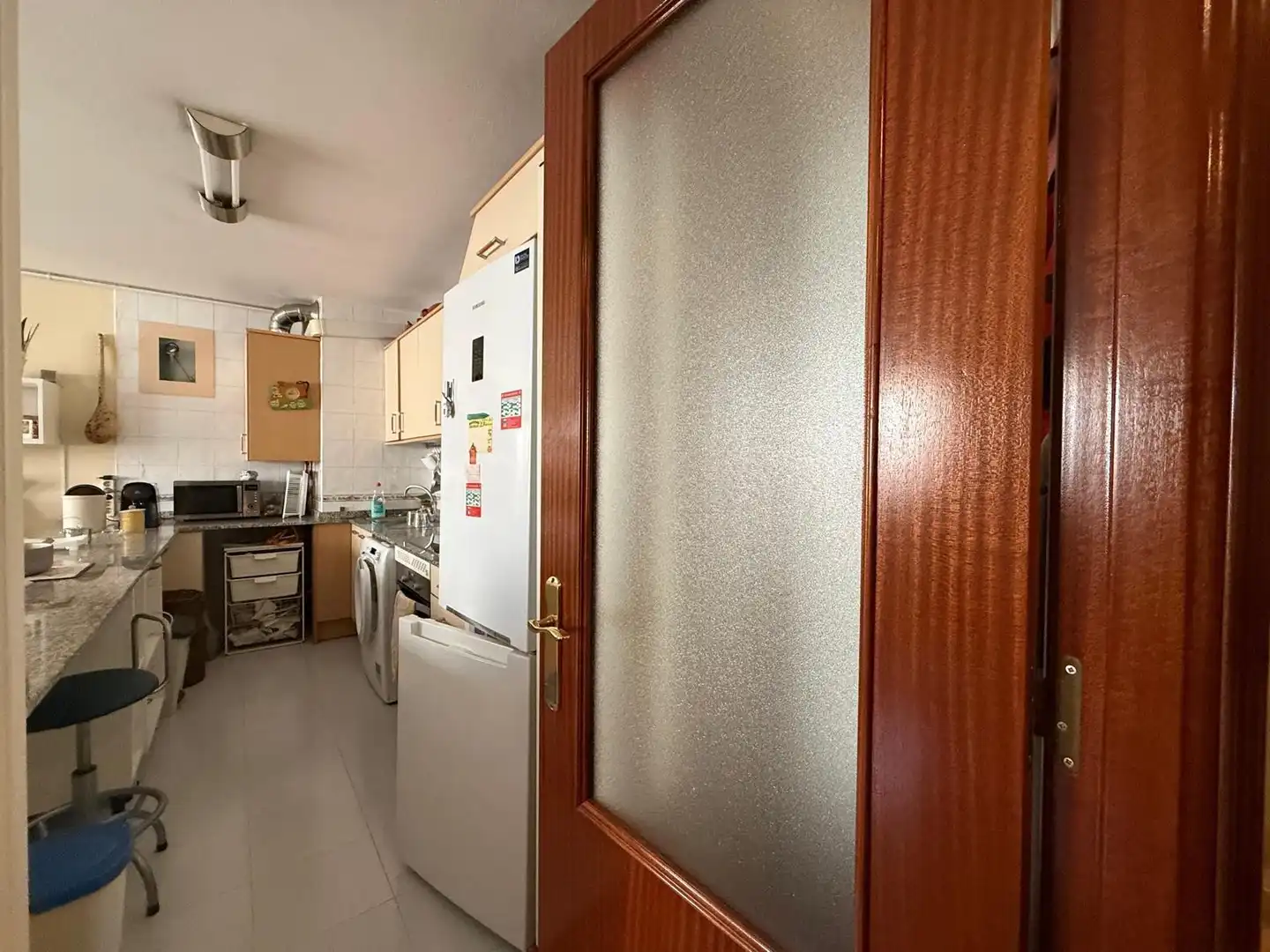 Cocina de Piso en venta en Oviedo  con Calefacción, Trastero y Amueblado