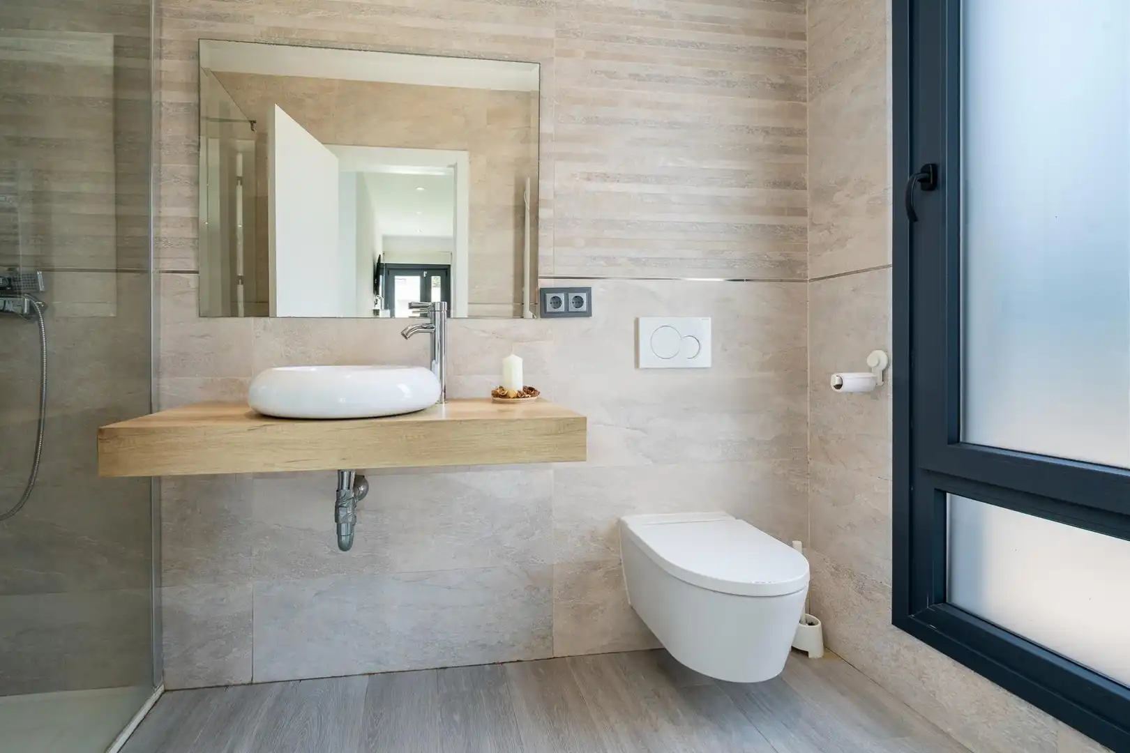 Baño de Casa o chalet en venta en Llucmajor con Aire acondicionado, Calefacción y Jardín privado