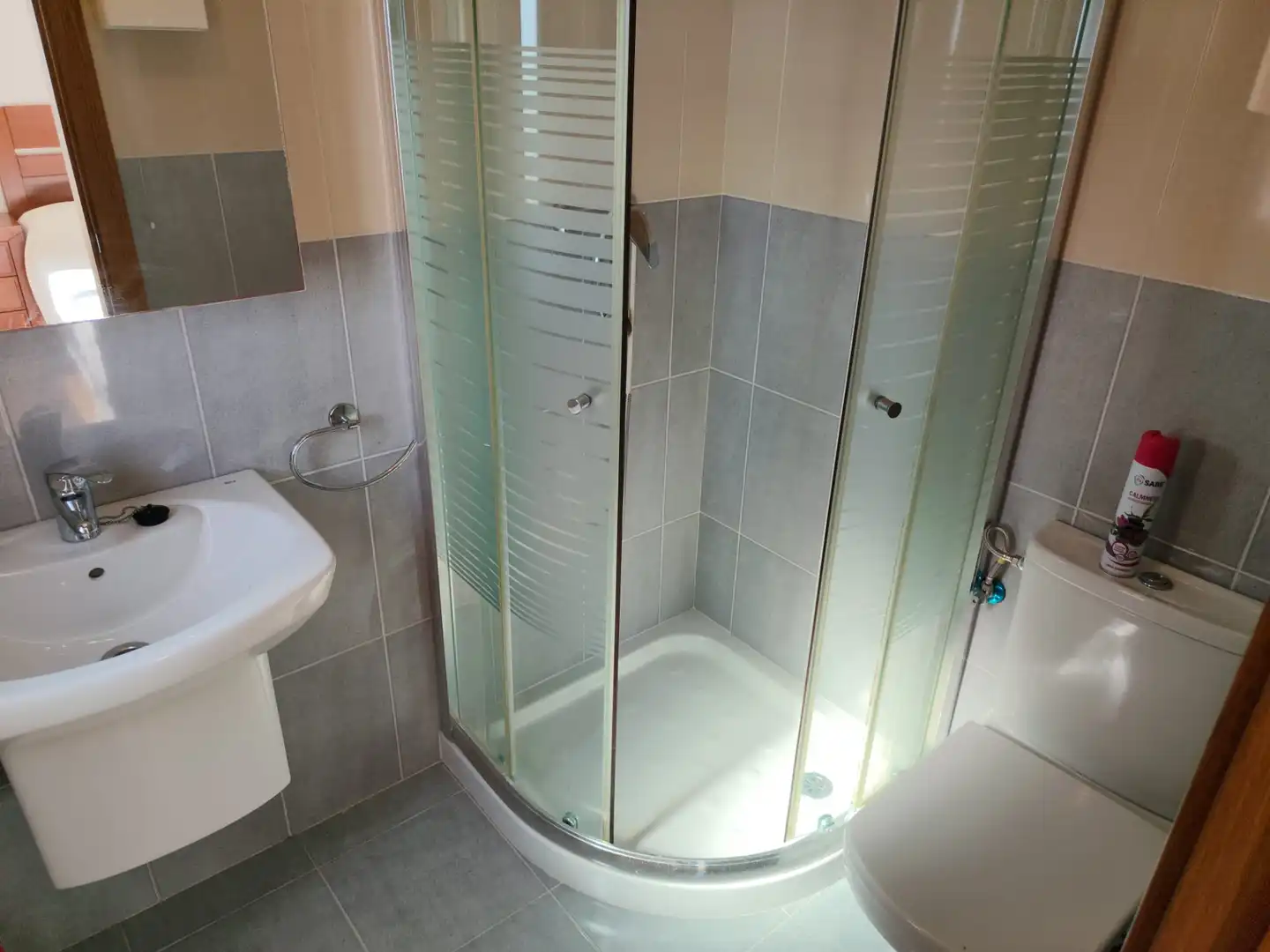 Badezimmer von Wohnung zur Miete in Ribeira mit Heizung, Privatgarten und Parkett