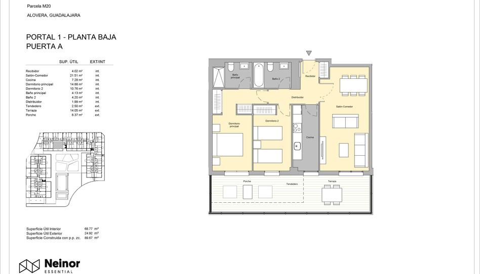 Foto 1 de Piso en venta en    Avenida Castilla, Alovera, Guadalajara