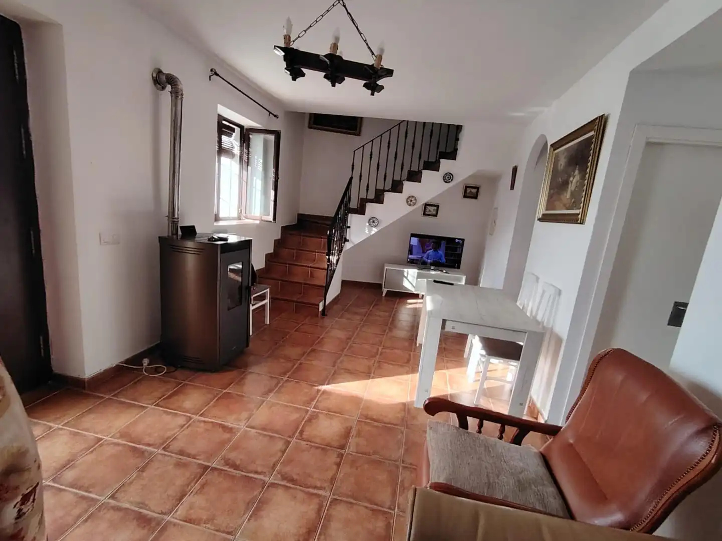 Sala d'estar de Casa adosada de lloguer en Bobadilla - Bobadilla Estación - La Joya