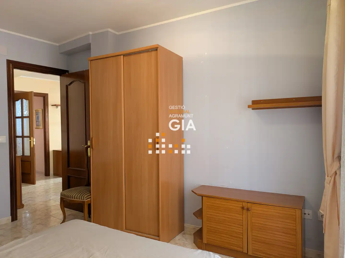 Schlafzimmer von Wohnung zum Verkauf in Agramunt mit Heizung, Möbliert und Ofen