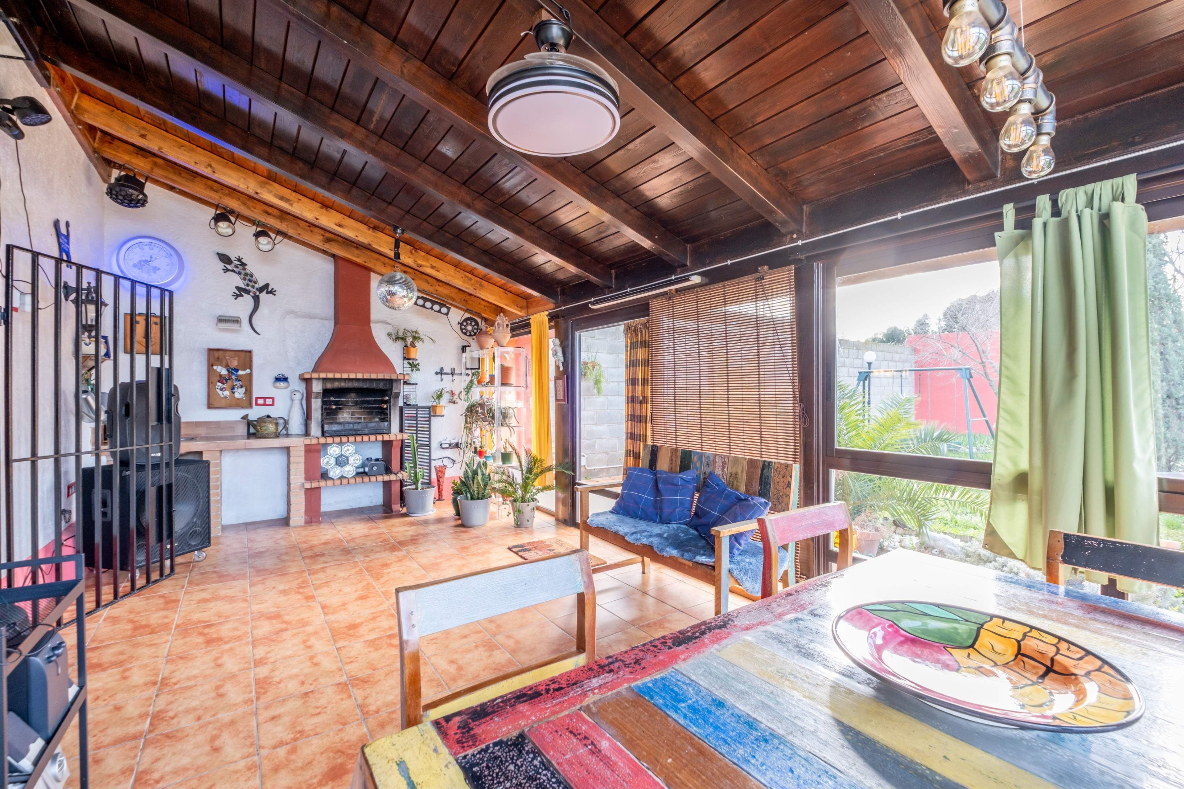 Terrace of Country house for sale in  Zaragoza Capital  with Air Conditioner, Private garden and Terrace