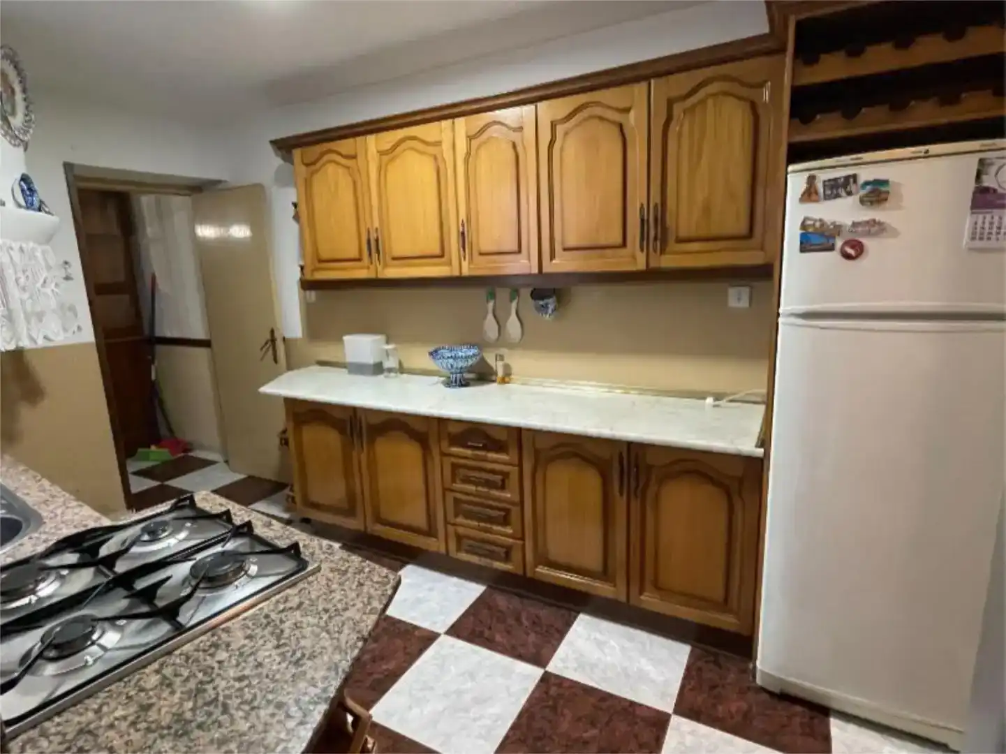 Cuina de Casa adosada en venda en Alhama de Granada amb Balcó