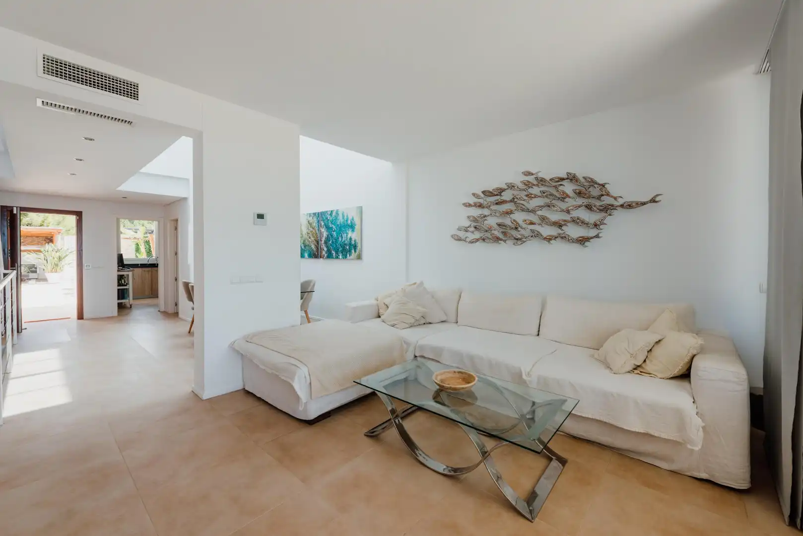 Casa aparellada amb terrassa en venda a Cala Vedella-Cala Tarida, imagen 5