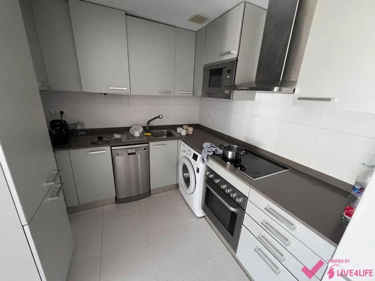 Cocina de Piso de alquiler en Valencia con Aire acondicionado y Amueblado