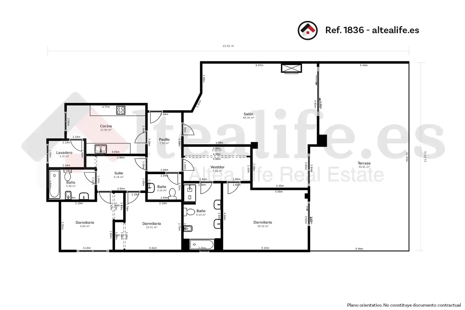 Apartamento en venta en Altea con Aire acondicionado, Calefacción y Jardín privado
