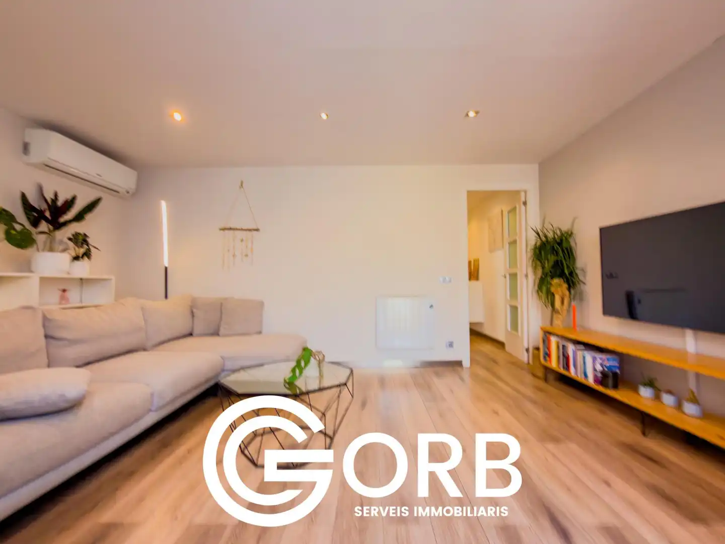 Sala de estar de Ático en venta en Mataró con Aire acondicionado, Calefacción y Terraza