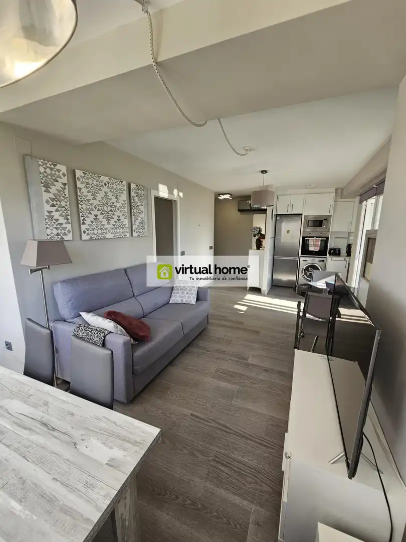 Wohnzimmer von Wohnung zum Verkauf in Benidorm mit Klimaanlage, Terrasse und Möbliert