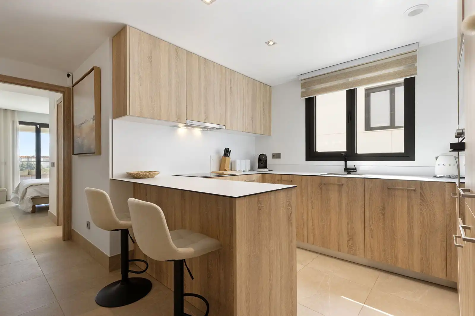 Cuina de Apartament en venda en Casares amb Aire condicionat, Terrassa i Moblat