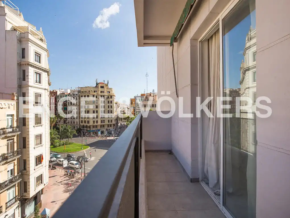 Terraza de Piso de alquiler en Valencia con Aire acondicionado, Calefacción y Balcón