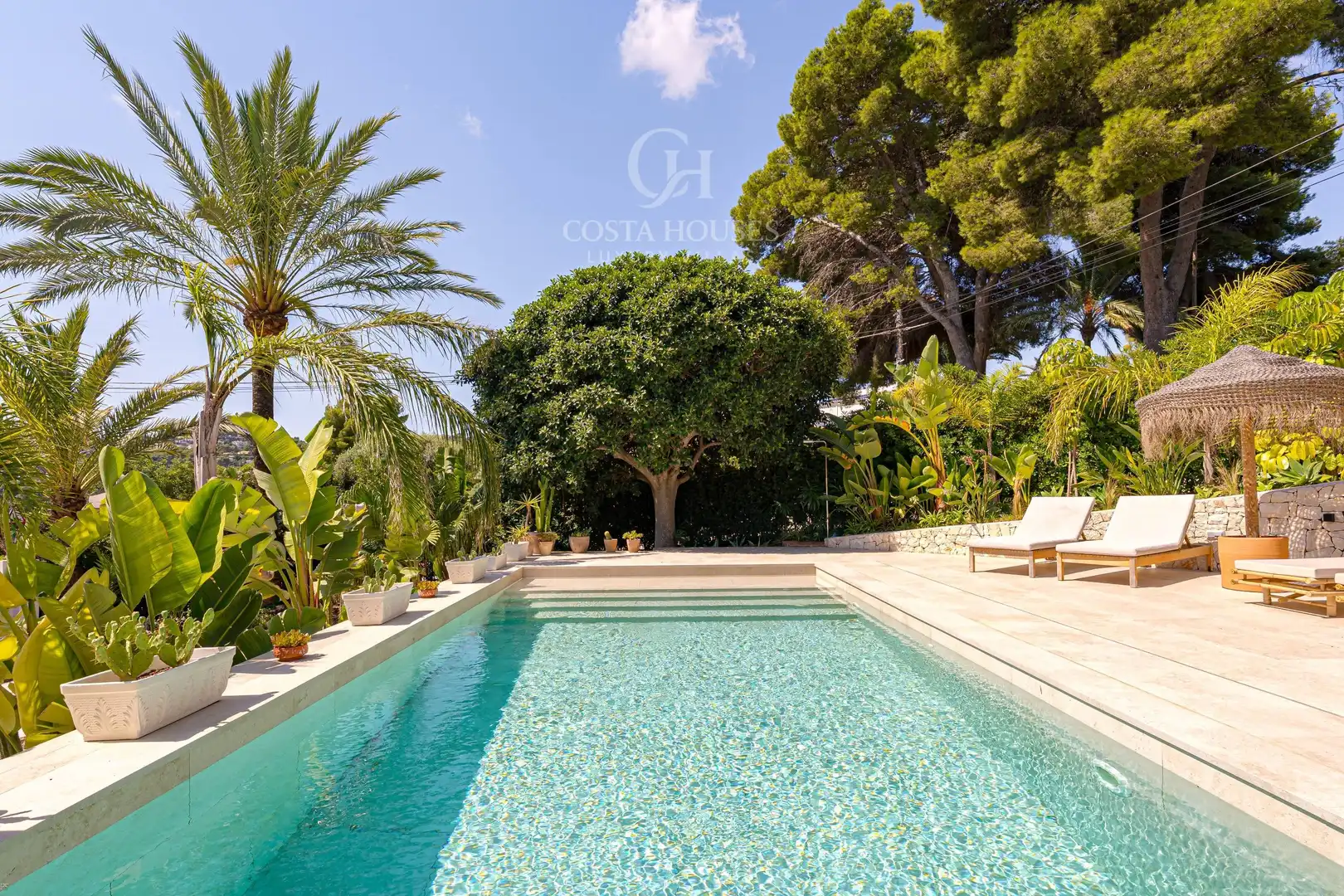 Garden of Houses for sale in Jávea / Xàbia  with Air Conditioner, Private garden and Terrace