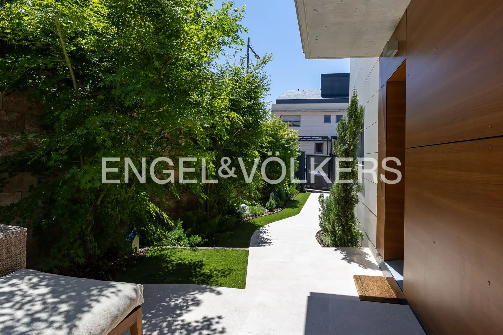 Terrace of Detached homes for rent in Boadilla del Monte  with Air Conditioner, Heating and Private garden