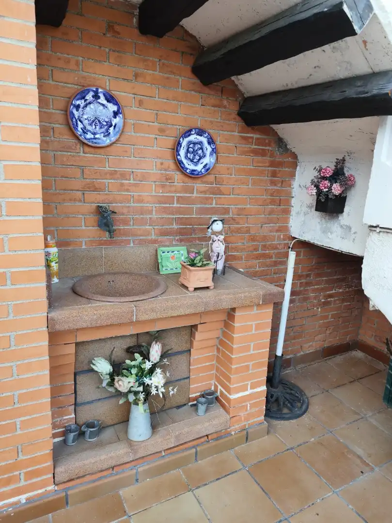 Garden of Detached homes for sale in Móstoles  with Heating, Private garden and Parquet flooring